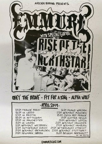 Emmure 2019 tour - emmure,